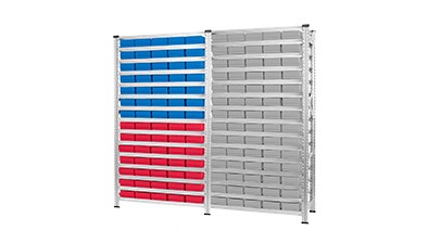 Regale für Industrieboxen