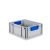 Eurobox, NextGen Color, Griffe blau geschlossen, 400x300x170mm - Karton