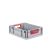 Eurobox, NextGen Color, Griffe rot offen, 400x300x120mm - Karton