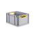 Eurobox, NextGen Color, Griffe gelb offen, 400x300x220mm - Karton