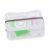 BOX M Mund-Nasen-Maske  - grün - mit Box u. Mikrosilber und Pads