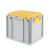 Eurobox, NextGen Seat Box, gelb Griffe geschlossen, 43-32 - Karton