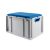 Eurobox, NextGen Seat Box, blau Griffe offen, 64-32 - Einzel