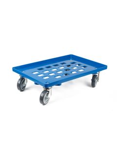 Transportroller RASTER  - 600x400 - mit Gummirädern