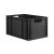 Eurobox NextGen 2.0 Cycle - Griffe offen - Schwarz - 600 x 400 x 320 mm  - Anthrazit - Einzel
