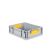 Eurobox, NextGen Color, Griffe gelb geschlossen, 400x300x120mm - Einzel