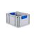 Eurobox, NextGen Color, Griffe blau geschlossen, 400x300x220mm - Karton