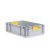Eurobox, NextGen Color, Griffe gelb geschlossen, 600x400x170mm - Einzel