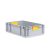 Eurobox, NextGen Color, Griffe gelb geschlossen, 600x400x170mm - Karton