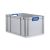 Eurobox, NextGen Color, Griffe blau offen, 600x400x320mm - Karton