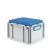 Eurobox, NextGen Seat Box, blau Griffe geschlossen, 43-22 - Einzel