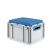 Eurobox, NextGen Seat Box, blau Griffe offen, 43-22 - Einzel
