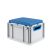 Eurobox, NextGen Seat Box, blau Griffe offen, 43-22 - Palette
