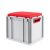 Eurobox, NextGen Seat Box, rot Griffe offen, 43-32 - Karton