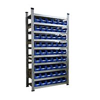 Grundregal Tiefe 320 für Sichtlagerbox 3.0 blau