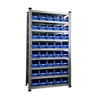 Grundregal Tiefe 320 für Sichtlagerbox 4.0 blau