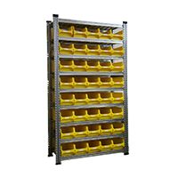 Grundregal Tiefe 320 für Sichtlagerbox 4.0 gelb 