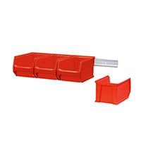 Wandleiste zzgl. 4 St. Sichtlagerbox 3.0