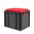 Seat Box NextGen 2.0 Cycle - Griffe geschlossen - Rot - 400 x 300 x 365 mm - Einzel