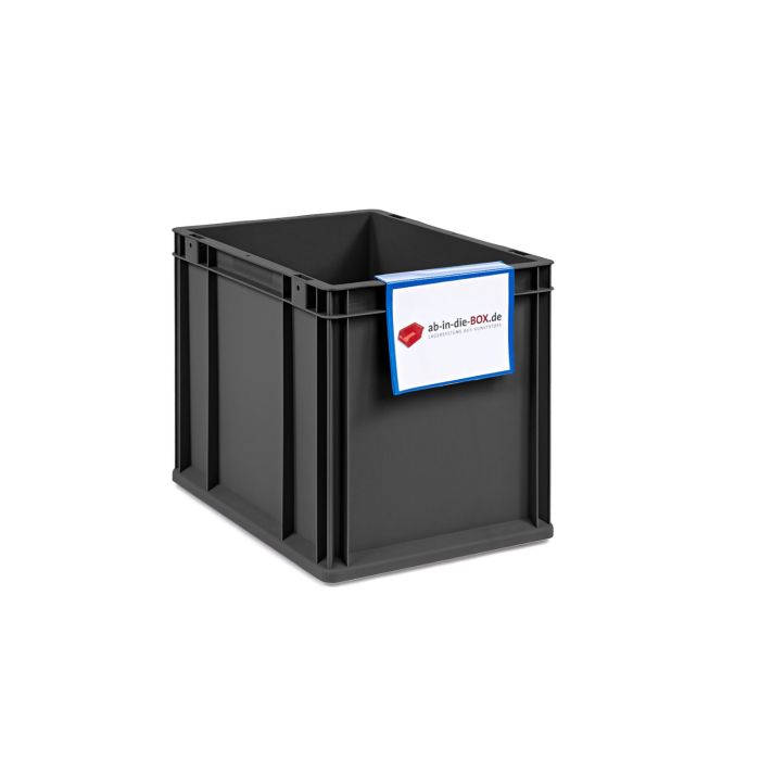 Eurobox NextGen 2.0 Cycle - Griffe geschlossen - 600 x 400 x 220 mm - Anthrazit