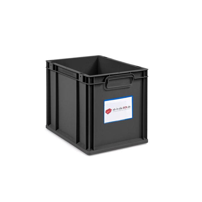 Eurobox NextGen 2.0 Cycle - Griffe geschlossen - 600 x 400 x 220 mm - Anthrazit
