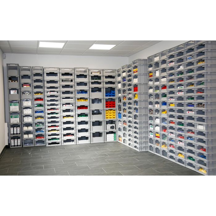 Eurobox, NextGen Insight, Seite offen, 400x300x120mm