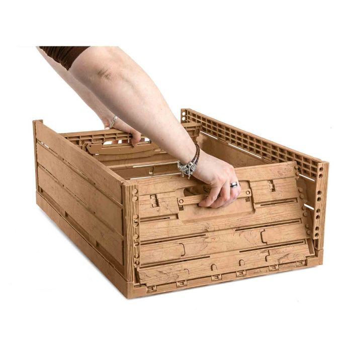 Klappbox Active Lock Holzdekor 600x400x165 