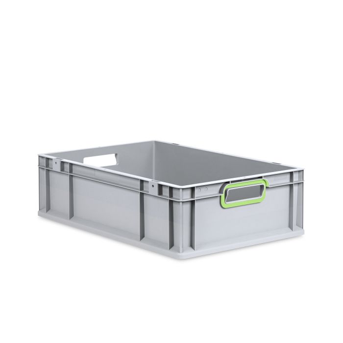 Allit 456705 EuroBox "417" 400 X 300 X 170 Mm Geschlossene Griffe In Grau/rot