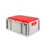 Eurobox, NextGen Seat Box, rot Griffe geschlossen, 64-22 - Palette