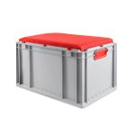 Eurobox, NextGen Seat Box, rot Griffe geschlossen, 64-32 - Palette