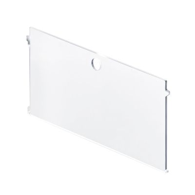 Klarsichtfrontscheibe zur Eigenmontage für Großbehälter Höhe 32 cm