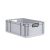 Eurobox NextGen 2.0 - Griffe offen - Schwarz - 600 x 400 x 220 mm - Einzel