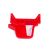 Auflagedeckel-Pack Eurobox NextGen - rot - 1 Pack a' 4 St. Schiebeschnappverschl.