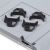 Auflagedeckel-Pack Eurobox NextGen - schwarz - 1 Pack a' 4 St. Schiebeschnappverschl.