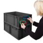 Eurobox NextGen 2.0 Cycle - Griffe geschlossen - 600 x 400 x 220 mm - Anthrazit thumbnail