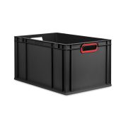Eurobox NextGen 2.0 Cycle - Griffe offen - Rot - 600 x 400 x 320 mm  - Anthrazit - Einzel