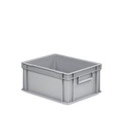 Eurobehälter UNISTA mit geschlossenen Griffen 43-175 - Palette - grau