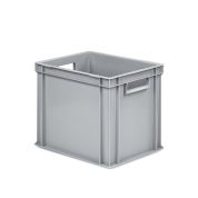 Eurobehälter UNISTA mit offenen Griffen 43-320 - Karton - grau