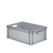 Eurobehälter UNISTA mit offenen Griffen 64-220 - Palette - grau