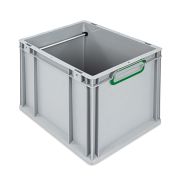 Eurobox, NextGen Hängeregisterbox, Griffe grün geschlossen, 400x300x320mm - Einzel