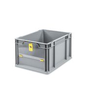 Eurobox NextGen Insight Cover, 400x300x220mm - Cover NIEDRIG - GELB - Karton
