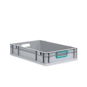 Eurobox NextGen 2.0 - Griffe offen - Türkis - 600 x 400 x 120 mm - Einzel