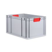 Eurobox, NextGen Color, Griffe rot geschlossen, 600x400x320mm - Einzel