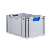 Eurobox, NextGen Color, Griffe blau geschlossen, 600x400x320mm - Einzel