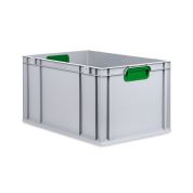 Eurobox, NextGen Color, Griffe grün geschlossen, 600x400x320mm - Einzel