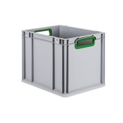 Eurobox, NextGen Color, Griffe grün offen, 400x300x320mm - Palette