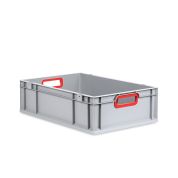 Eurobox, NextGen Color, Griffe rot offen, 600x400x170mm - Karton
