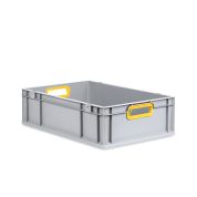 Eurobox, NextGen Color, Griffe gelb offen, 600x400x170mm - Karton