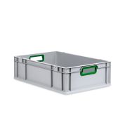 Eurobox, NextGen Color, Griffe grün offen, 600x400x170mm - Karton