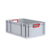 Eurobox, NextGen Color, Griffe rot offen, 600x400x220mm - Palette